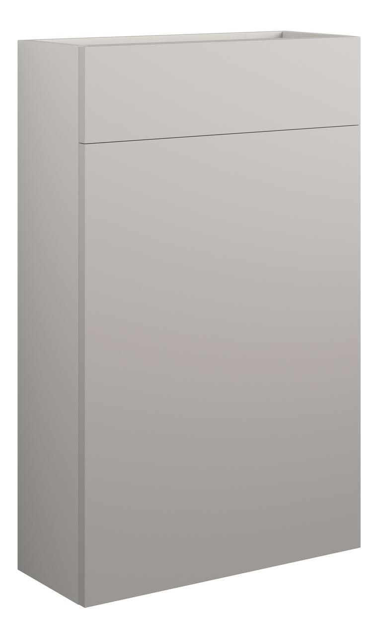 Auvellis Linaro 500mm Slim WC Unit – Matt Dove Grey | Cabinet Colour: Grey