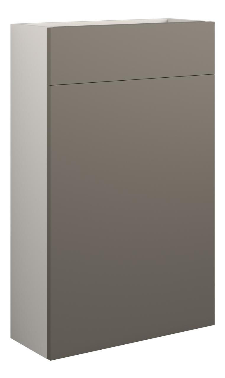 Auvellis Linaro 500mm Slim WC Unit – Matt Stone | Cabinet Colour: Grey