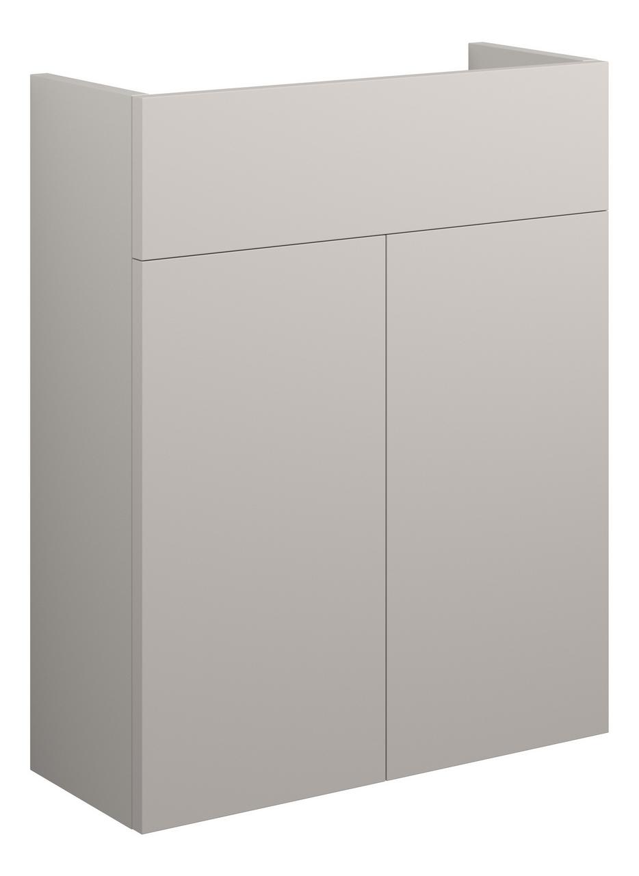 Auvellis Linaro 500mm Slim Basin Unit – Matt Dove Grey | Cabinet Colour: Grey
