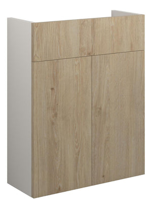 Auvellis Linaro 500mm Slim Basin Unit – Havana Oak | Cabinet Colour: Grey