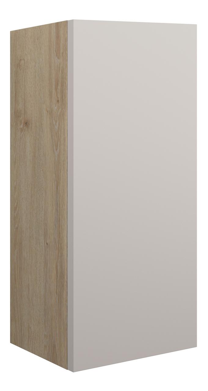 Auvellis Linaro 300mm Slim Base Unit – Matt Dove Grey | Cabinet Colour: Oak