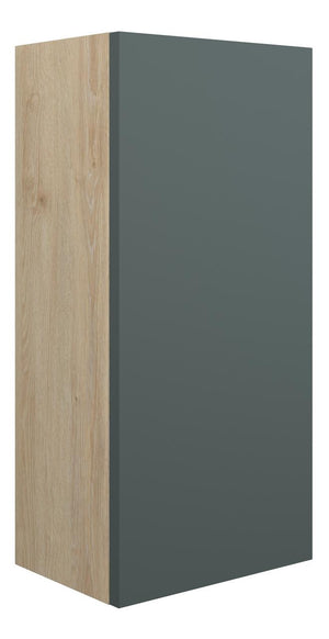 Auvellis Linaro 300mm Slim Base Unit – Matt Green | Cabinet Colour: Oak