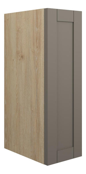 Auvellis Forma 200mm Standard Toilet Roll Unit – Matt Stone | Cabinet Colour: Oak