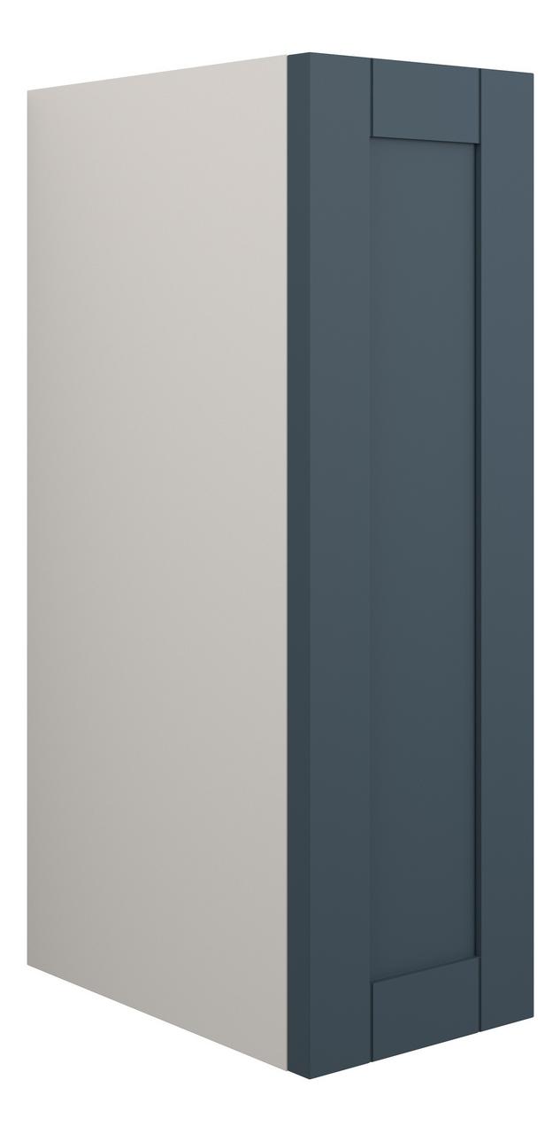 Auvellis Forma 200mm Standard Toilet Roll Unit – Matt Arley Blue | Cabinet Colour: Grey