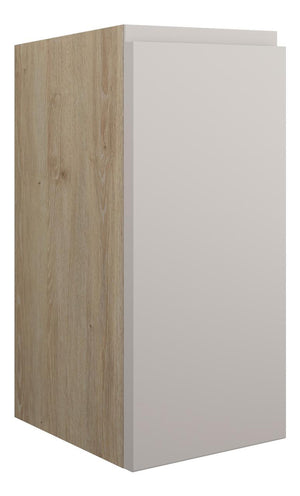 Auvellis Cara 300mm Standard Base Unit – Matt Dove Grey | Cabinet Colour: Oak