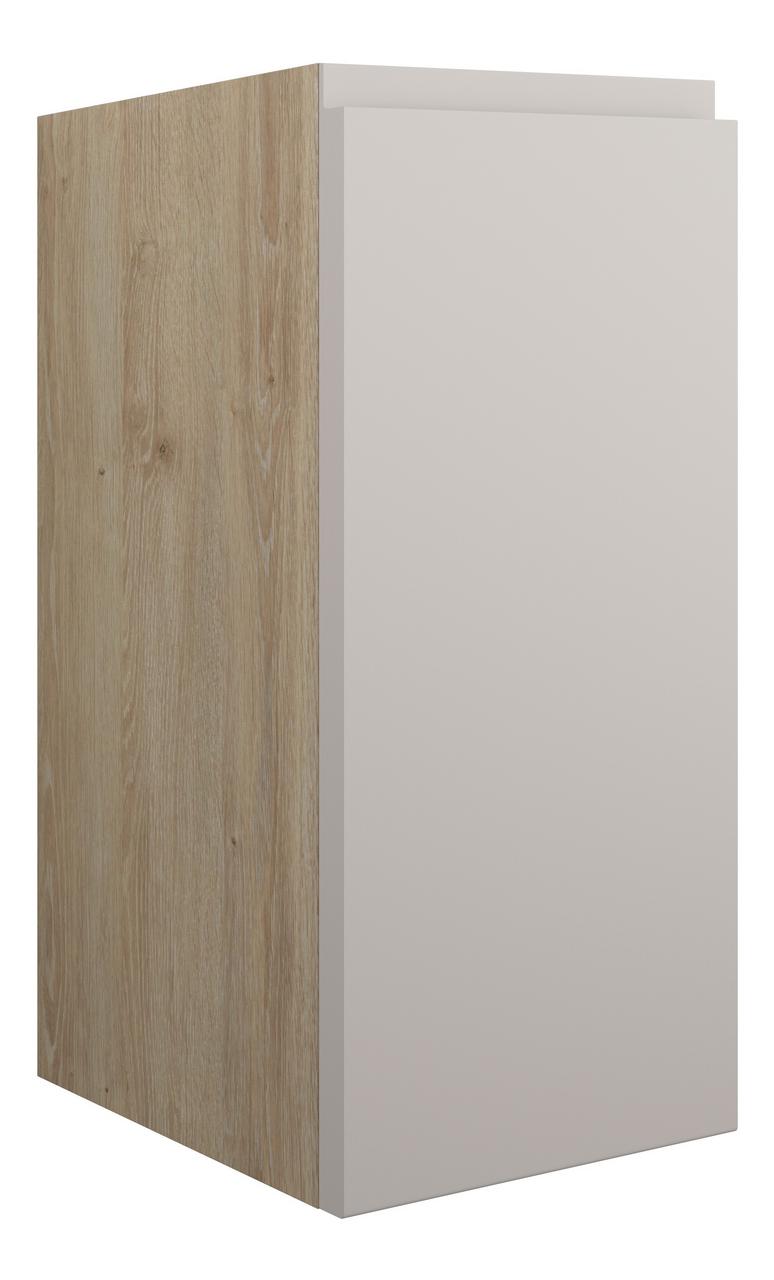 Auvellis Cara 300mm Standard Base Unit – Matt Dove Grey | Cabinet Colour: Oak