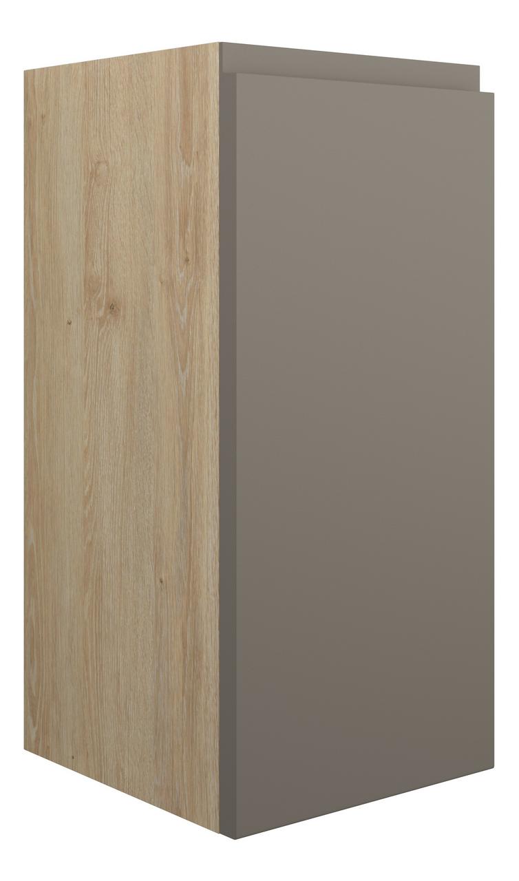 Auvellis Cara 300mm Standard Base Unit – Matt Stone | Cabinet Colour: Oak