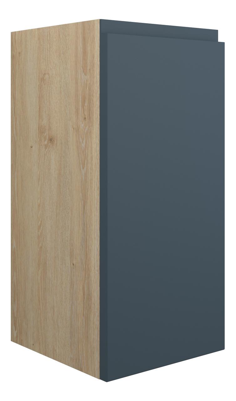 Auvellis Cara 300mm Standard Base Unit – Matt Arley Blue | Cabinet Colour: Oak