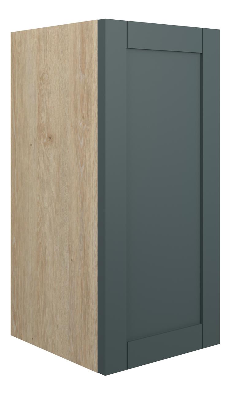Auvellis Forma 300mm Standard Base Unit – Matt Green Camo | Cabinet Colour: Oak