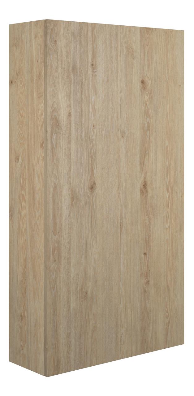 Auvellis Linaro 600mm Slim 2 Door Storage Unit – Havana Oak | Cabinet Colour: Oak