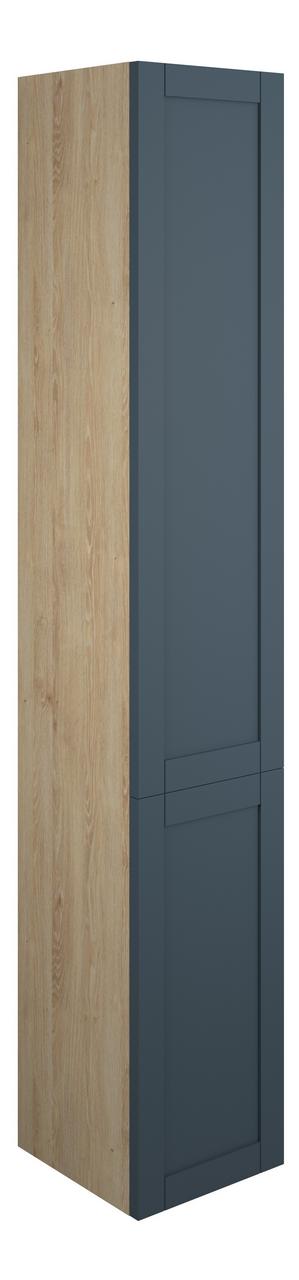 Auvellis Forma 300mm Tall Unit – Matt Arley Blue | Cabinet Colour: Oak