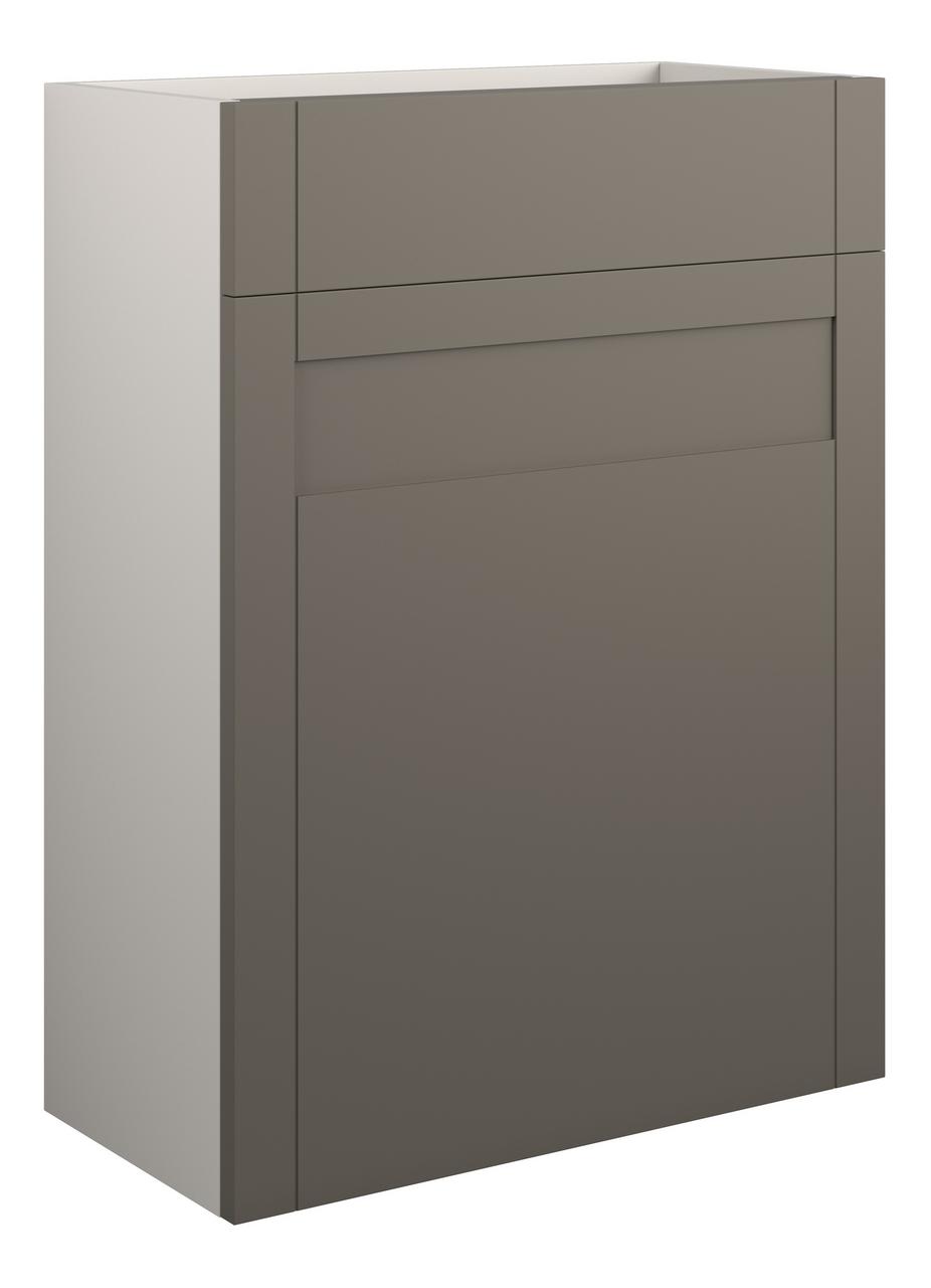 Auvellis Forma 600mm Standard WC Unit – Matt Stone | Cabinet Colour: Grey