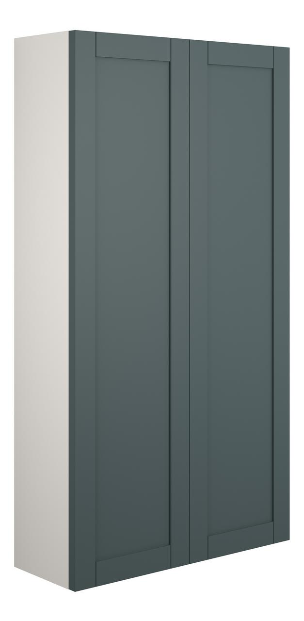 Auvellis Forma 600mm Slim 2 Door Storage Unit – Matt Green Camo | Cabinet Colour: Grey