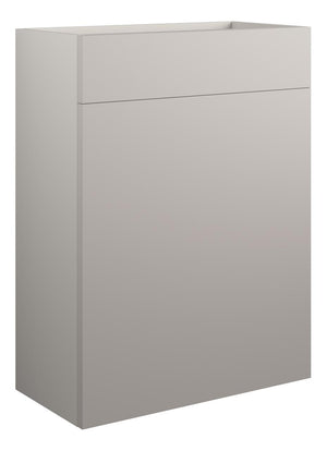 Auvellis Cara 600mm Standard WC Unit – Matt Dove Grey | Cabinet Colour: Grey
