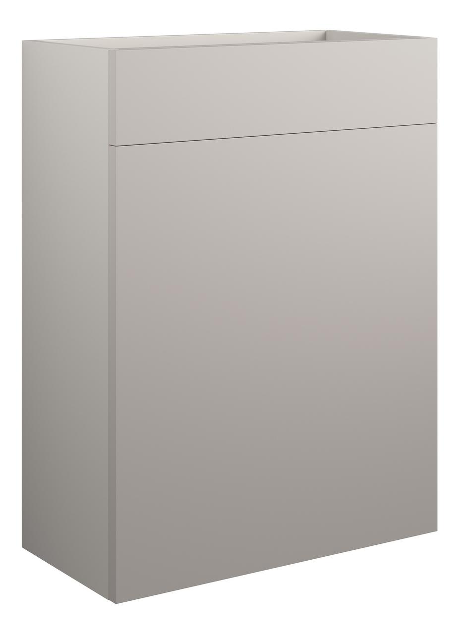 Auvellis Cara 600mm Standard WC Unit – Matt Dove Grey | Cabinet Colour: Grey