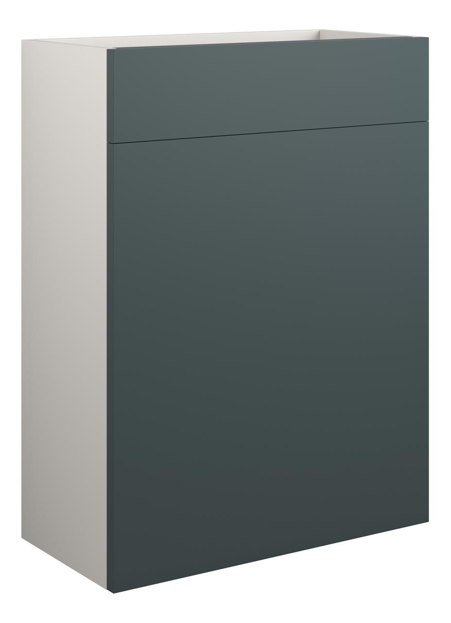Auvellis Cara 600mm Standard WC Unit – Matt Green Camo | Cabinet Colour: Grey