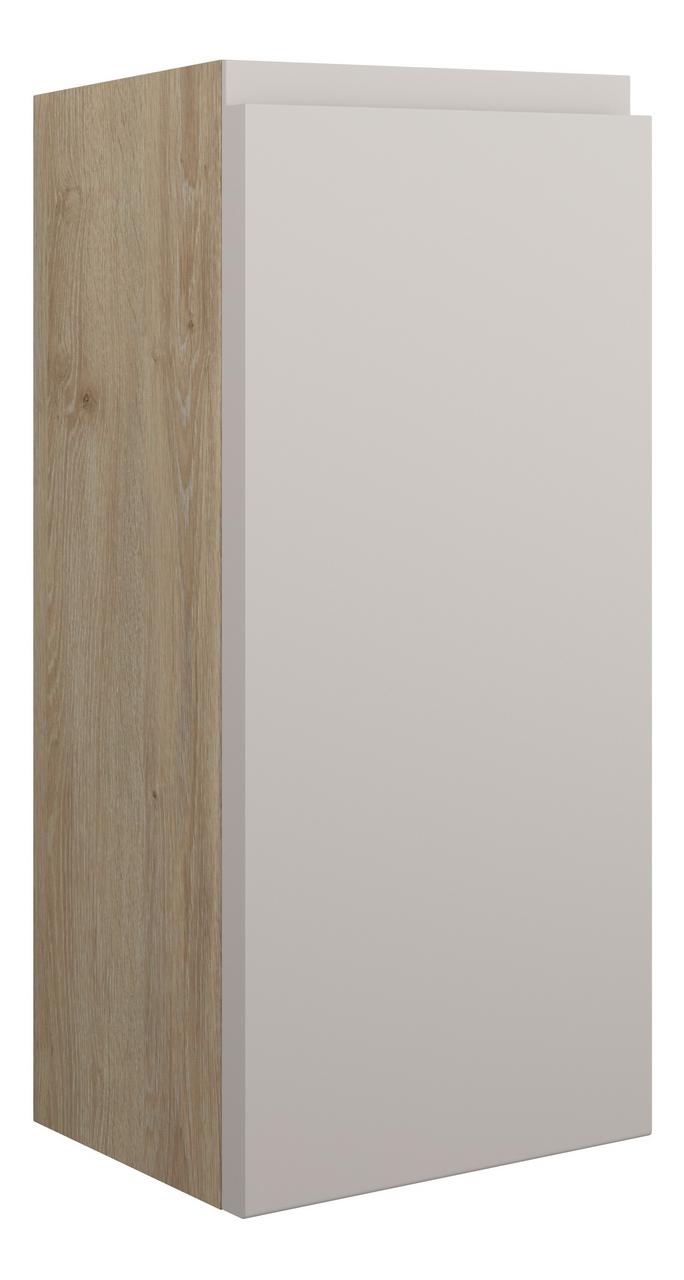 Auvellis Cara 300mm Slim Base Unit – Matt Dove Grey | Cabinet Colour: Oak