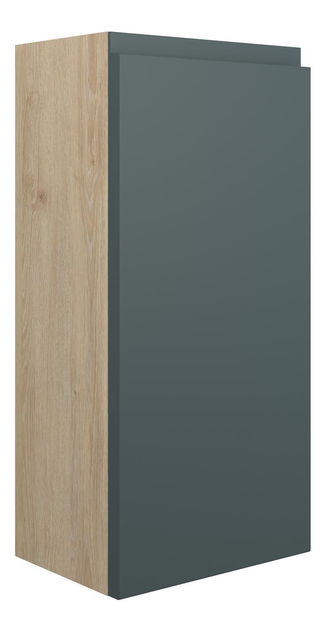 Auvellis Cara 300mm Slim Base Unit – Matt Green Camo | Cabinet Colour: Oak