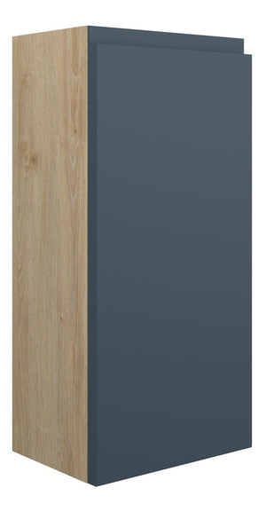 Auvellis Cara 300mm Slim Base Unit – Matt Arley Blue | Cabinet Colour: Oak