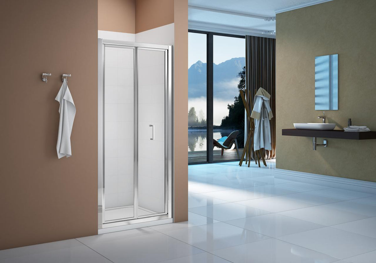 Merlyn Vivid Boost Bi-fold Door - Chrome – 900mm