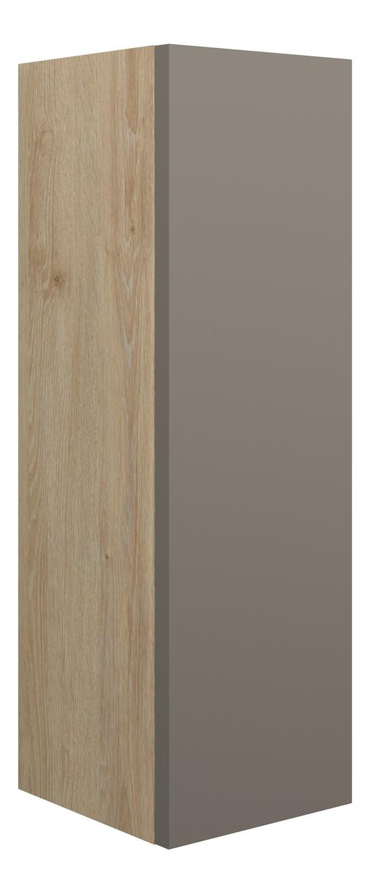 Auvellis Linaro 200mm Slim Base Unit – Matt Stone | Cabinet Colour: Oak
