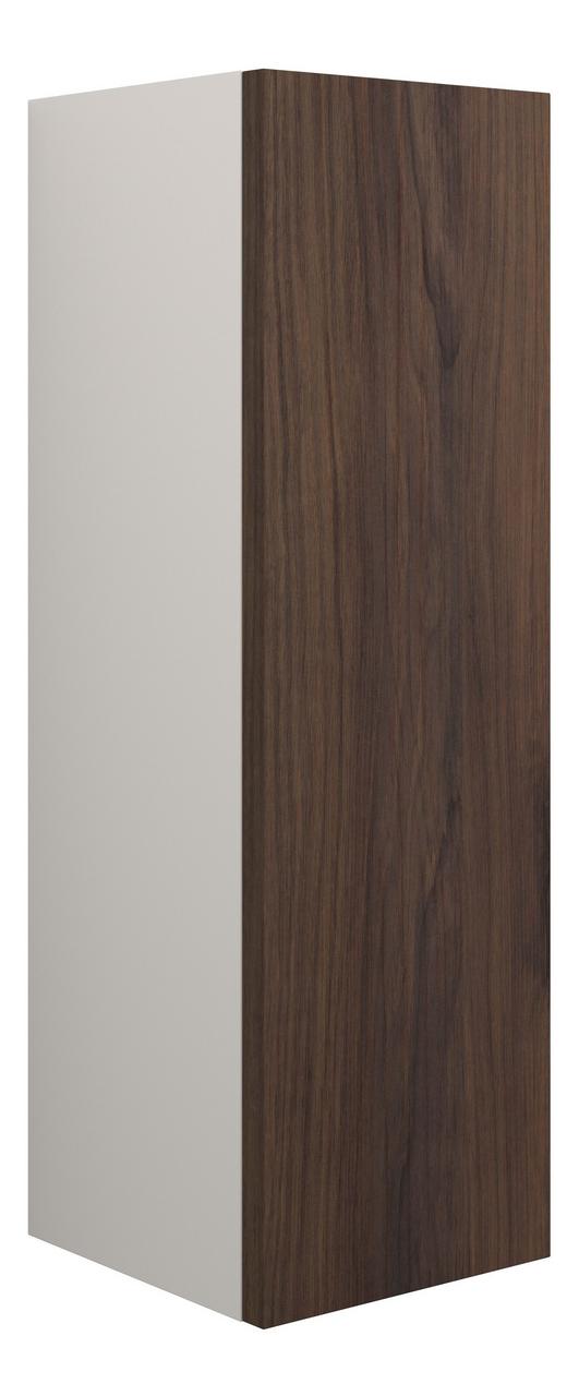 Auvellis Linaro 200mm Slim Base Unit – Warm Walnut | Cabinet Colour: Grey