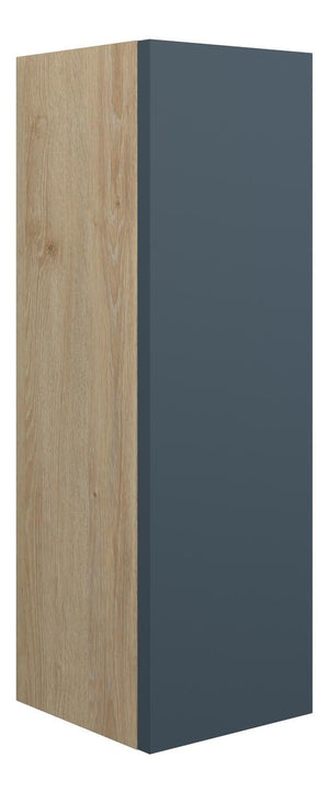 Auvellis Linaro 200mm Slim Base Unit – Matt Arley Blue | Cabinet Colour: Oak