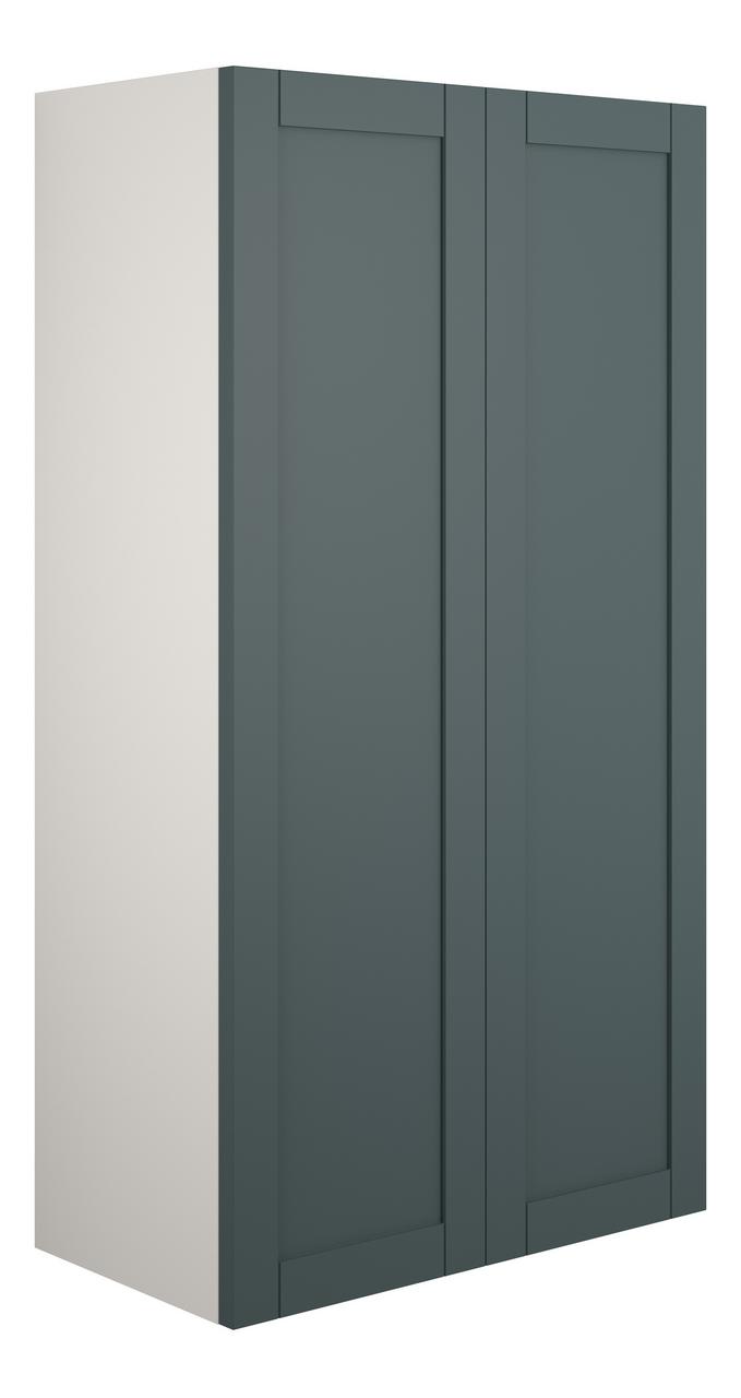 Auvellis Forma 600mm Standard 2 Door Storage Unit – Matt Green Camo | Cabinet Colour: Grey