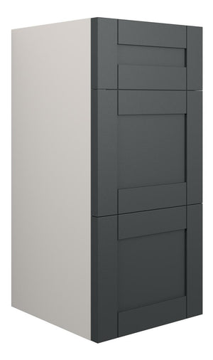 Auvellis Forma 300mm Standard 3 Drawer Unit – Matt Graphite Grey | Cabinet Colour: Grey
