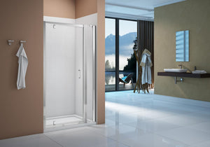 Merlyn Vivid Boost Inline Panel - Chrome – 150mm