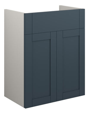 Auvellis Forma 500mm Standard Basin Unit – Matt Arley Blue | Cabinet Colour: Grey