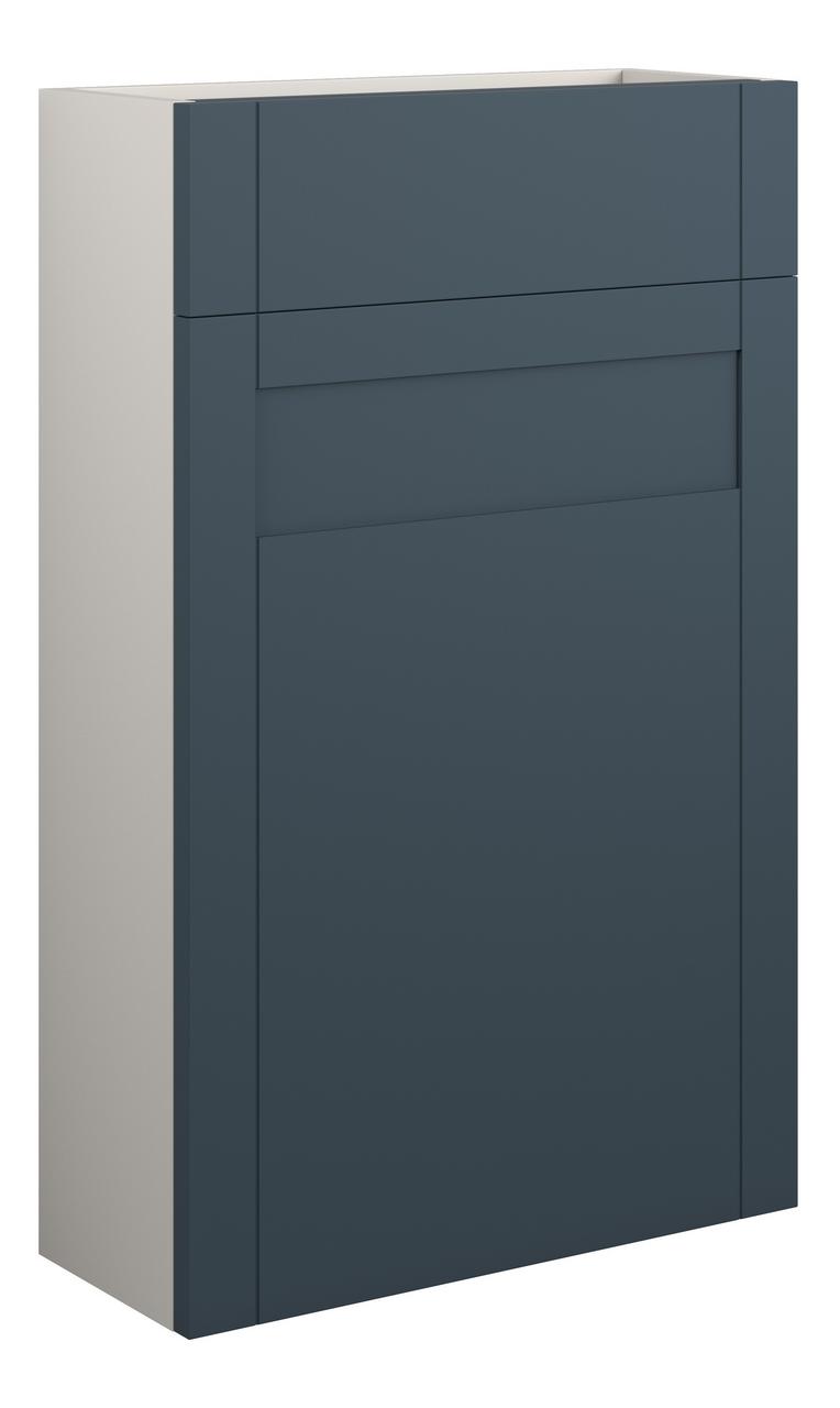 Auvellis Forma 500mm Slim WC Unit – Matt Arley Blue | Cabinet Colour: Grey