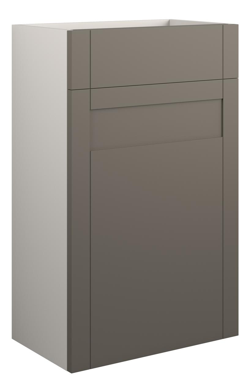 Auvellis Forma 500mm Standard WC Unit – Matt Stone | Cabinet Colour: Grey