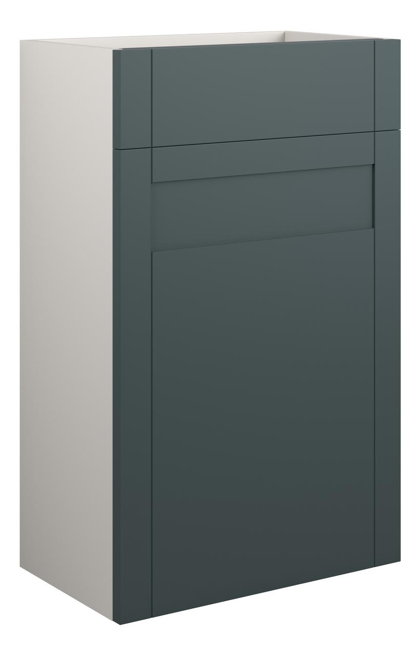 Auvellis Forma 500mm Standard WC Unit – Matt Green Camo | Cabinet Colour: Grey