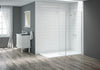 Merlyn Wetroom Swivel Panel - Chrome – 200mm