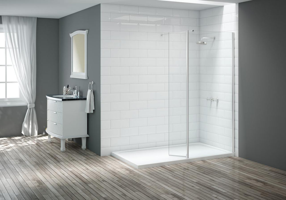 Merlyn Wetroom Swivel Panel - Chrome – 200mm