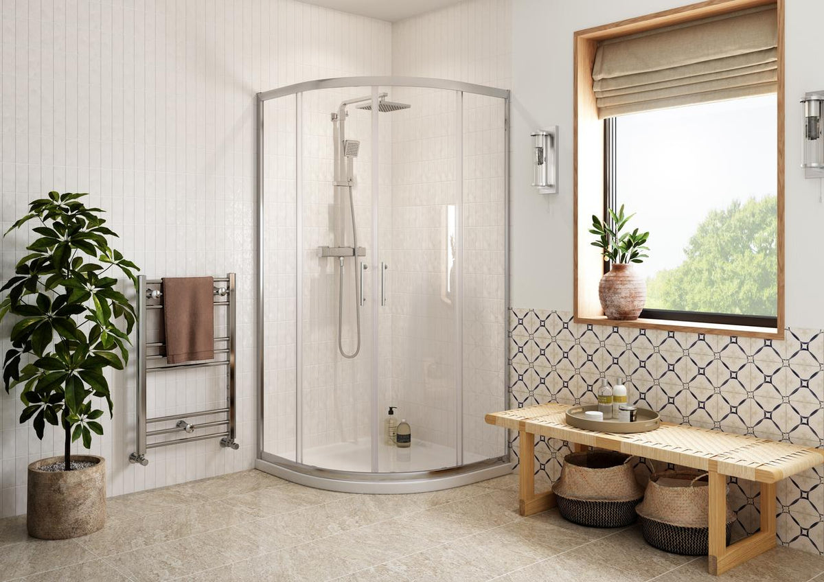 RefleXion Classix 2 Door Easy-Fit Quadrant - Chrome – 800mm