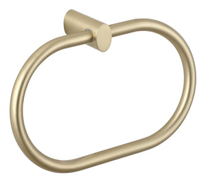Auvellis Nexara 220mm Towel Ring – Brushed Brass