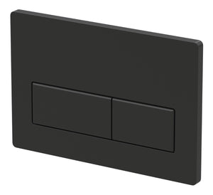 Auvellis Nexara rectangular dual flush plate – Matt Black