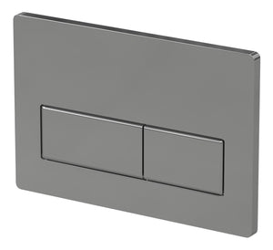 Auvellis Nexara rectangular dual flush plate – Chrome