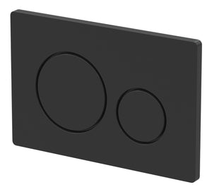 Auvellis Round Push Button Flushplate – Black