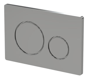 Auvellis Round Push Button Flushplate – Chrome