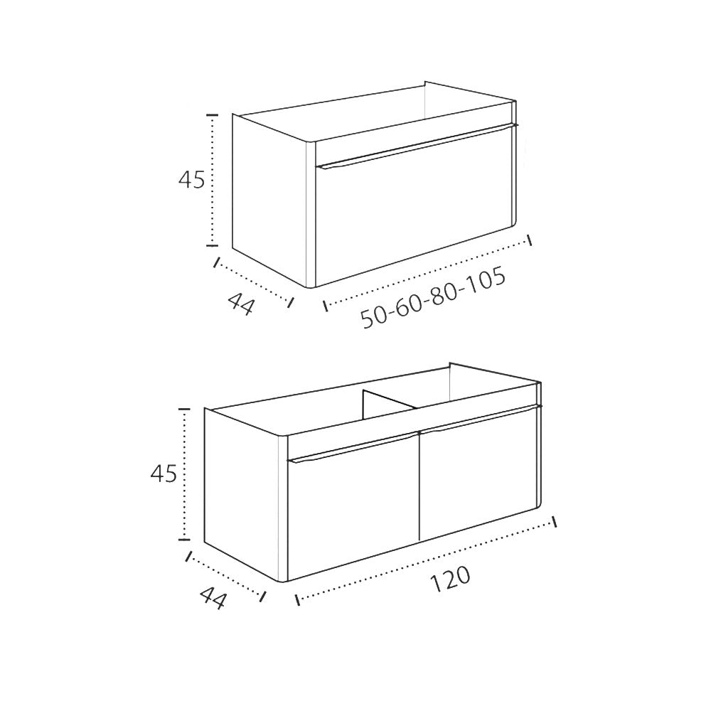Sydney Gloss White Finish Wall Hung Vanity Unit With Ceramic Wash Basin In White Pureflo