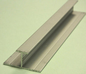 Auvellis Nexara H-Shaped 2-Part Stacking Profile 2.4m – Aluminium