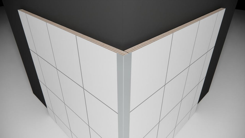 Auvellis Nexara Small L-Shaped Profile 2.4m – Aluminium