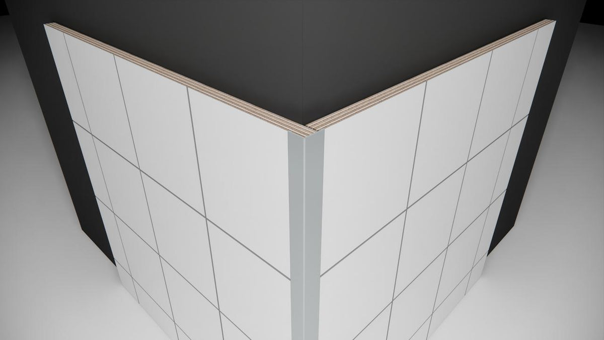 Auvellis Nexara Small L-Shaped Profile 2.4m – Aluminium