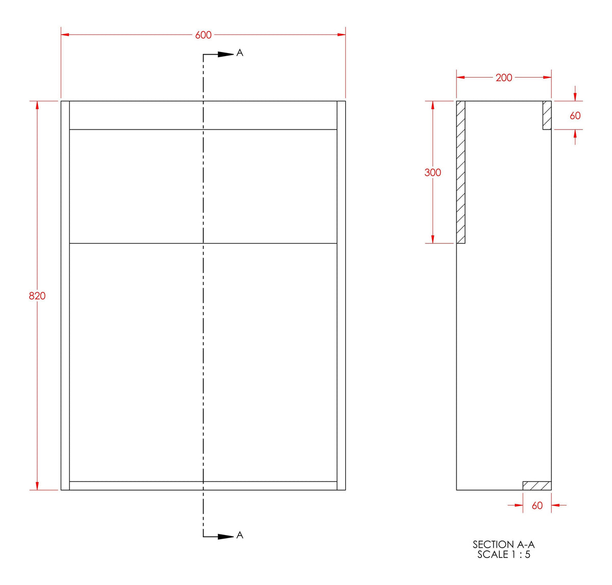 Auvellis Forma 1236mm Slim Basin and WC Unit Pack – WC unit detail