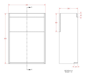 Auvellis Forma 1236mm Standard Basin and WC Unit Pack – WC unit detail