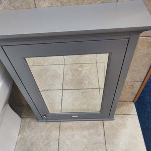 Bayswater 650x752mm Mirror Cabinet In Plummet Grey Bayswater
