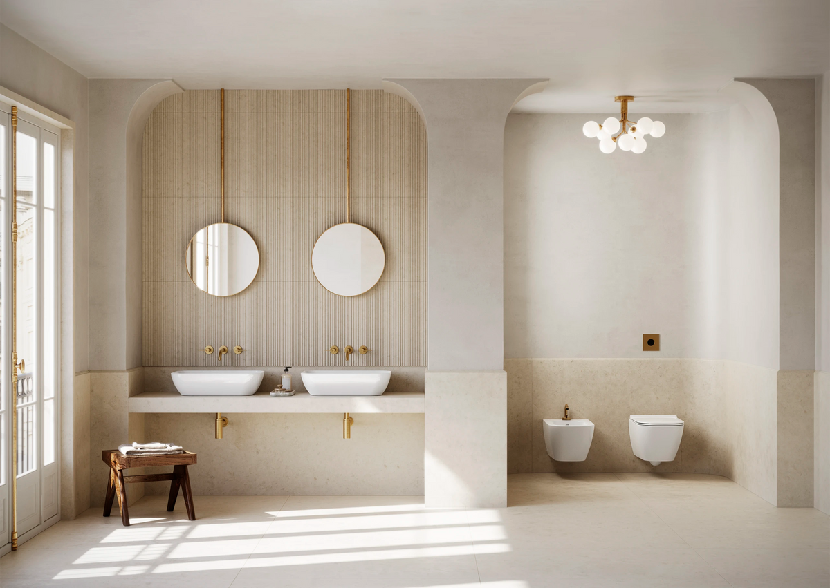 Architectural Bathroom Design from Italy